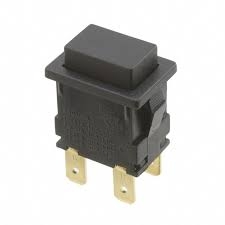 Přepínač tlačítkový 2pol./4pin (ON)-OFF 250V/12A