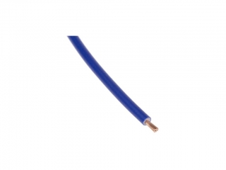 Vodič izolovaný měděný lanko 1,5 mm² modrý
