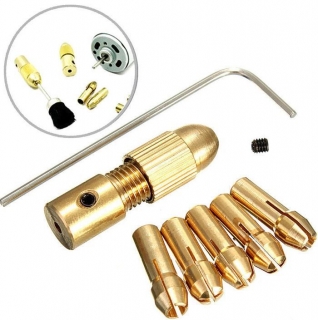 Kovové sklíčidlo 0,3 - 3,0 mm, hřídel 3,17 mm