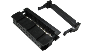 IDC zásuvka 40 pinů na plochý kabel 1,27 mm, rozteč vývodů 2,54 mm