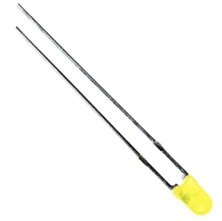 LED 3mm žlutá 110-250mcd L-934SYD