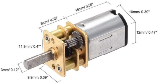 EMOT S PŘEVODOVKOU 12 12,0V 100ot/min
