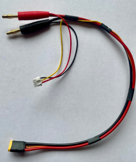 Nabíjeccí kabel MR30-balancér Align-banánky 20cm