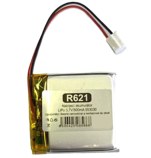 Acu LiPo - 1S 500mAh 3,7V JST-PH