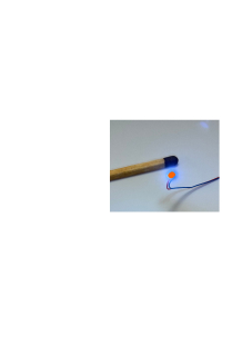 MICRO SMD LED 0,5x1 ORANŽOVÁ s kabelem
