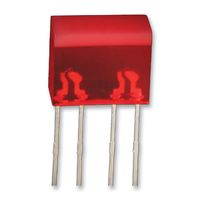 LED 10x5mm červená 5-20mcd L-835/2IDT