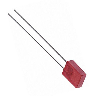 LED 5x2.5mm červená 3.2-12.5mcd L-383IDT