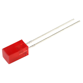 LED 5x5mm červená 3-8mcd L-1553IDT