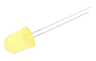 LED 8mm žlutá 20-70mcd L-793YD