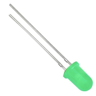 LED 8mm zelená 20-70mcd L-793GD