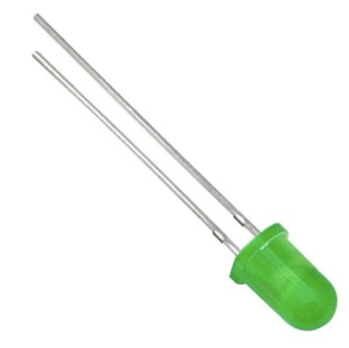 LED 5mm zelená 5-32mcd L-53GD