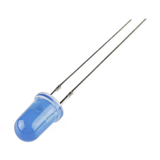 LED 5mm modrá 650-1600mcd L-53QBDL-D