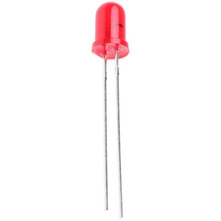 LED 5mm červená 20-80mcd L-56BID, BLIKAJÍCÍ