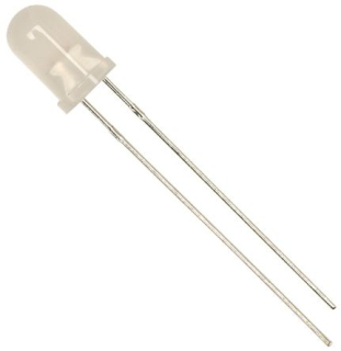 LED 5mm dvoubarevná červená / zelená L-57EGW, BIPOLÁRNÍ