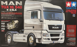 MAN TGX 18.540 - ČERVENÝ lakovaný
