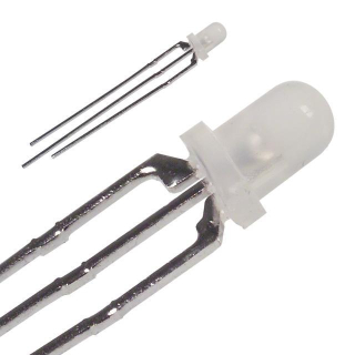 LED 3mm dvoubarevná žlutá / zelená L-115WGYW SC