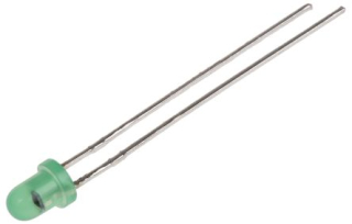 LED 3mm zelená 5-15mcd L-36BGD, BLIKAJÍCÍ