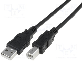 Kabel USB A zástrčka - USB B zástrčka 5m USB 2.0