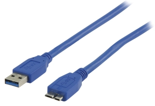 Kabel USB A zástrčka - USB B micro zástrčka 1m USB 3.0