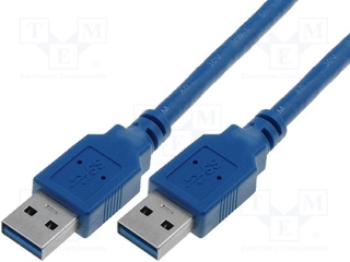 Kabel USB A zástrčka - USB A zástrčka 3m USB 3.0
