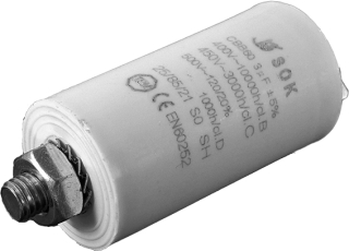 Kondenzátor motorový rozběhový 3uF/450V AC, Ø30x57mm