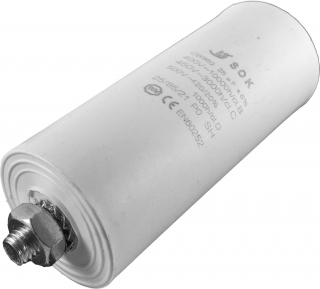 Kondenzátor motorový rozběhový 25uF/450V AC, Ø45x70mm