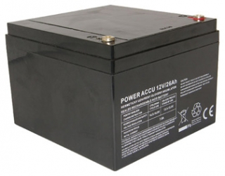 Baterie olověná 12V/26Ah POWER ACCU bezúdržbový akumulátor