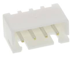 Konektor JST-XH, 4-pin, RM 2,5 mm, do DPS