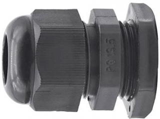 Kabelová průchodka PG-13,5 pro kabel 7,0-12mm černá