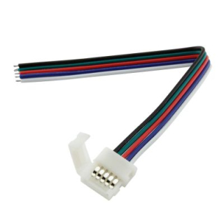 Konektor nepájivý pro RGBW LED pásky o šířce 10mm s vodičem 15 cm