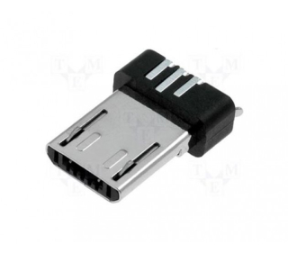 USB B micro, konektor na kabel