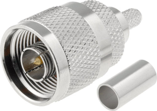 N konektor na kabel 5 mm RG58 krimpovací