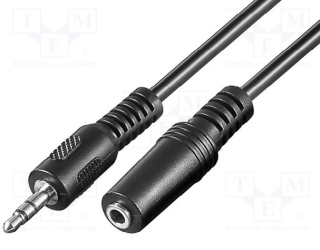 Kabel JACK 3.5 STEREO - JACK 3.5 STEREO zástrčka/zásuvka 10m