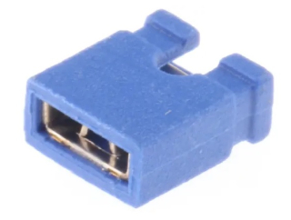 Jumper propojka 2,54 mm modrý