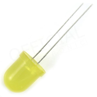 LED 10mm žlutá 20-50 mcd, L-813YD