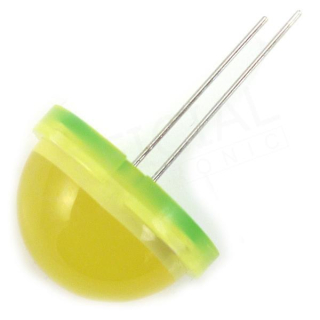 LED 20mm žlutá 2.5-8.3mcd DLC2-6YD