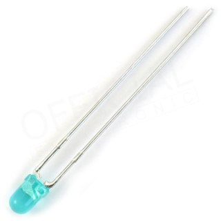 LED 3mm modrá 480-1200mcd L-934QBDL-D