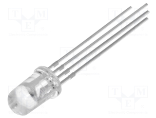 LED 5mm RGB 1600-4000mcd