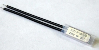 Termostat 50°C KSD9700, bimetalový 250V/5A, kov spínací-vratný