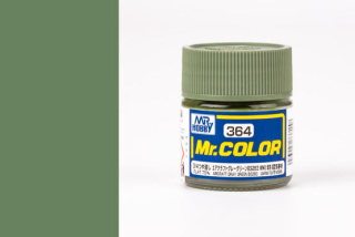 Barva akrylová Gunze č.364 : Pololesklá šedozelená, aircraft Gray Green BS283 C364 10 ml
