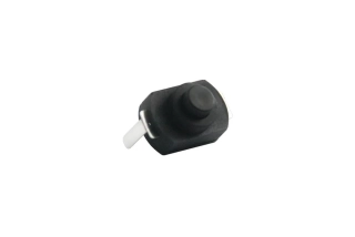 Tlačítko kul. 2pin ON-OFF 50V/0,5A do otvoru pr.6,9 mm