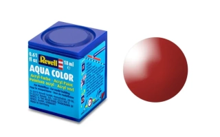 Barva akrylová Revell č. 31 : Červená ohnivá leská (Fiery Red Gloss) 18 ml
