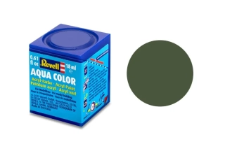 Barva akrylová Revell č. 65 : Zelená broznévá matná (Bronze Green Matt) 18 ml