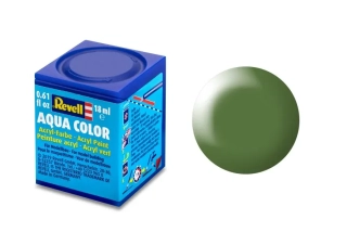 Barva akrylová Revell č. 360 : Zelená kapraďová sametová (Green Silk) 18 ml