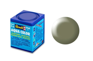 Barva akrylová Revell č. 362 : Šedozelená sametová (Grayish Green Silk) 18 ml