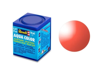 Barva akrylová Revell č. 731 : Červená průhledná (Clear Red) 18 ml