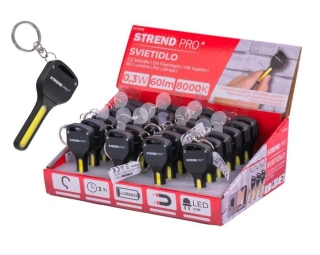 Svítilna Strend Pro klíček přívěšek na klíče 0,3W LED COB