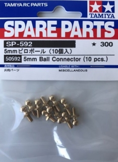Tamiya Kulové čepy 5mm 10ks (50592)