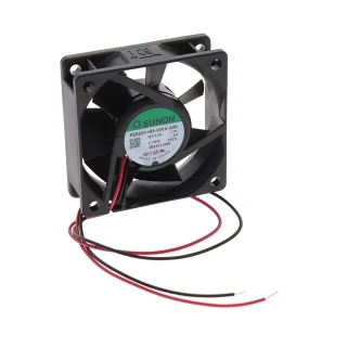Ventilátor axiální 12VDC, 60x60x20mm, 51,82m3/h; 41 dBA
