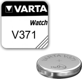 Baterie hodinková V371 (1,55V) stříbro-oxidová VARTA